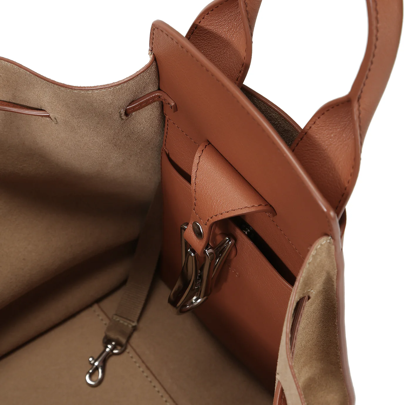 LU-II Ruched Top Handle Bag - Image 10