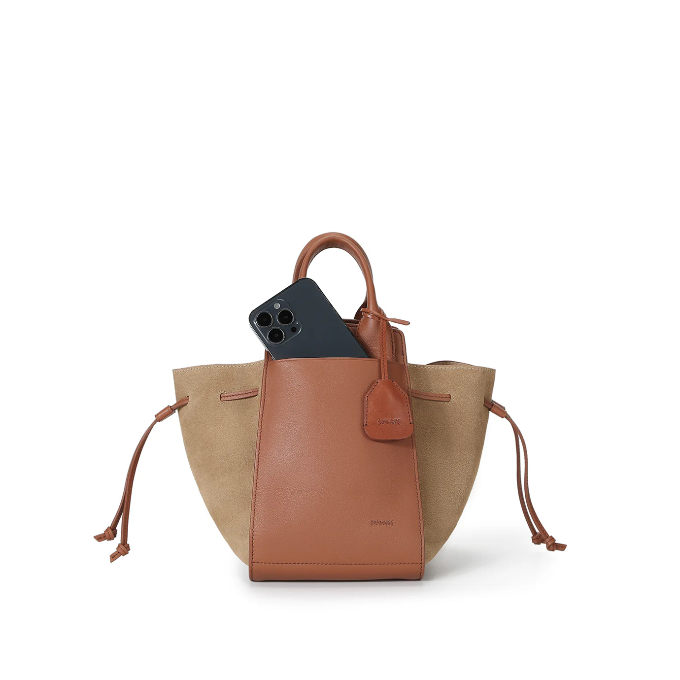 LU-II Ruched Top Handle Bag - Image 7