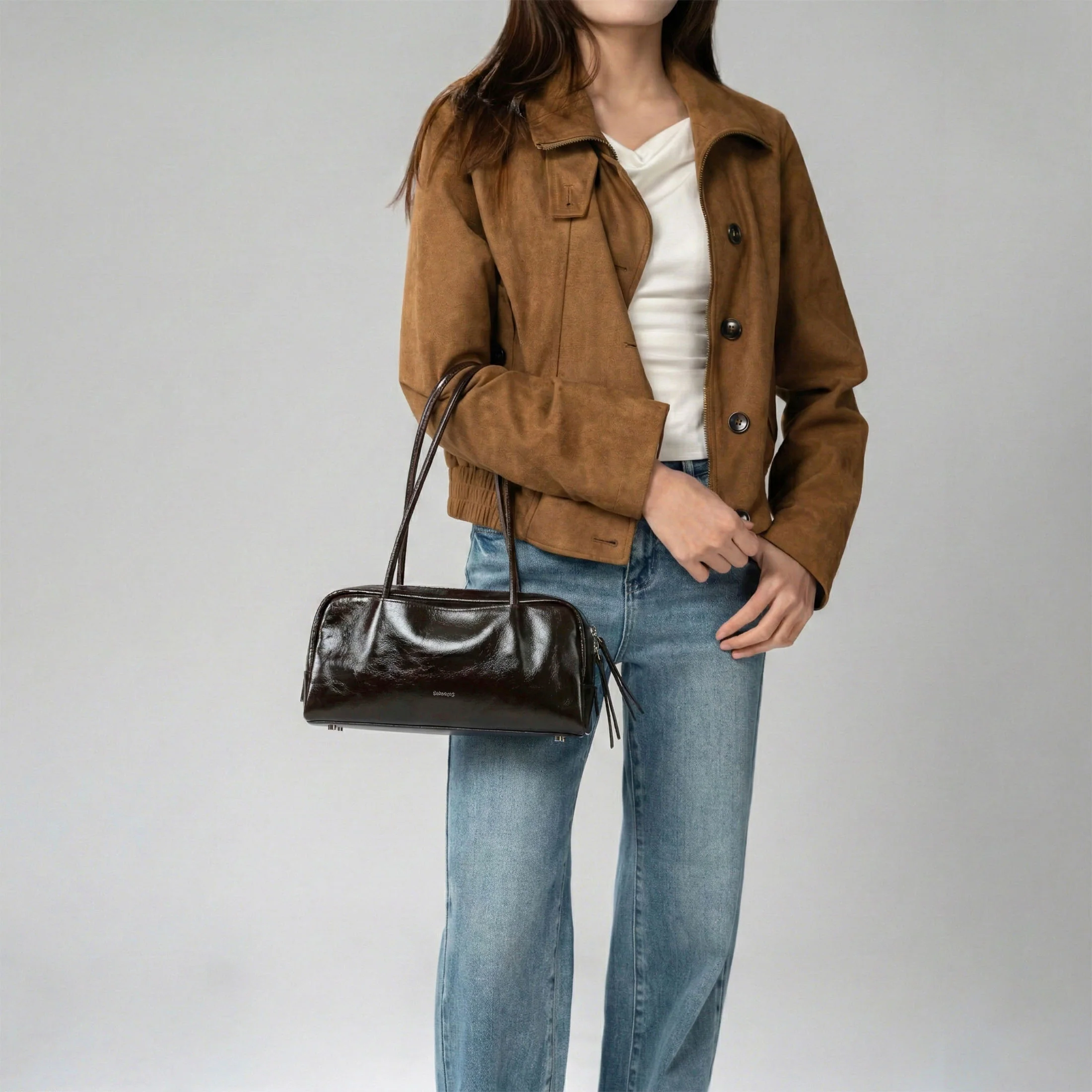 TONA Pocket East West Boston Bag - Image 5