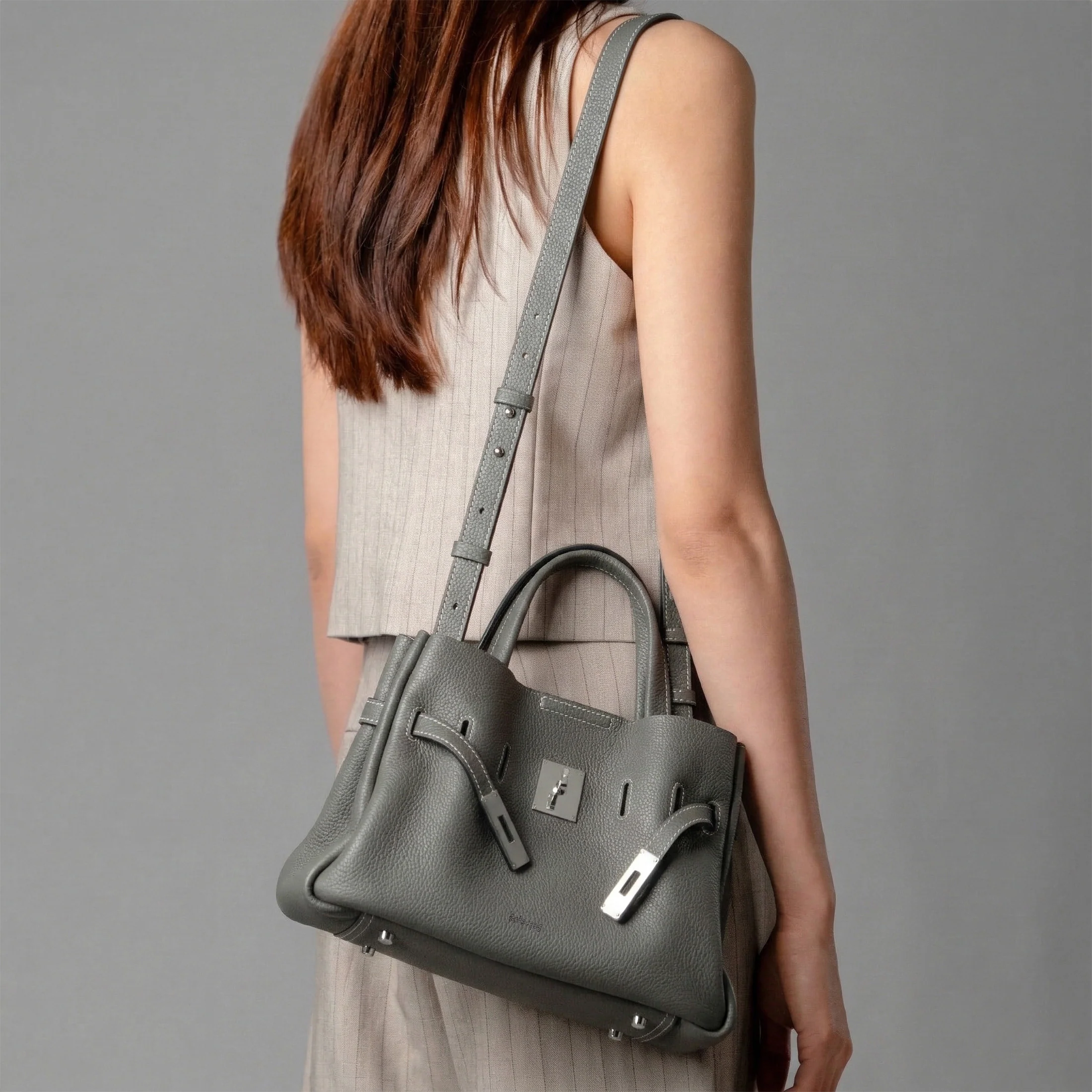 SAOIRSE Belt Soft Structural Shoulder Tote Mini - Image 5