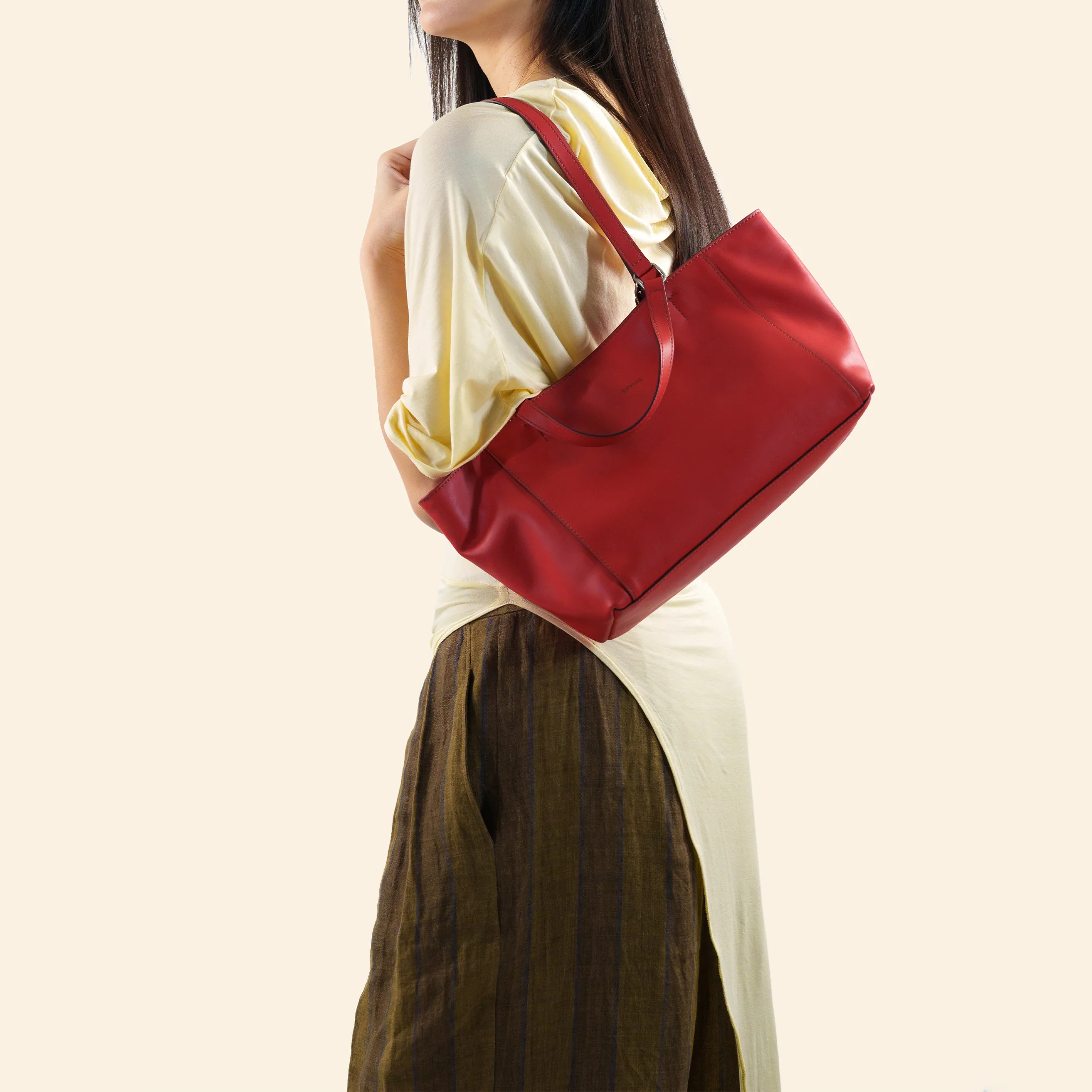 ALTAS Double Handles Basket Tote Bag II
