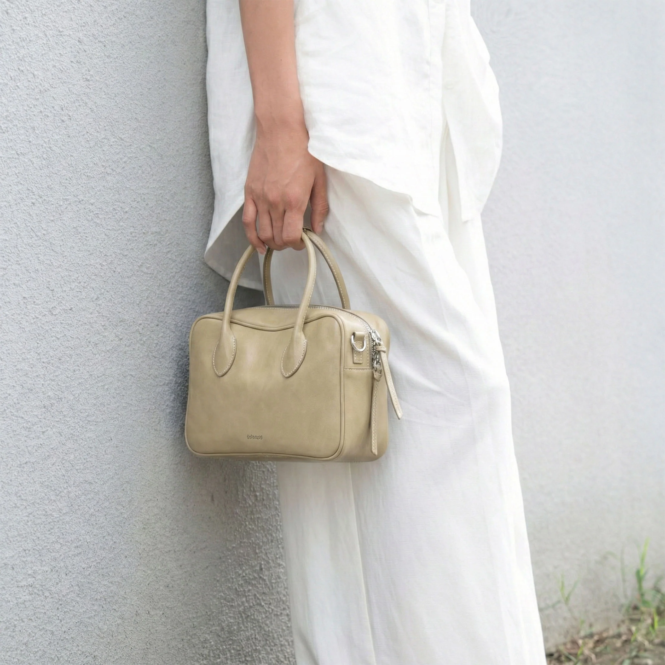 TONA Pocket Boston Bag - Image 4